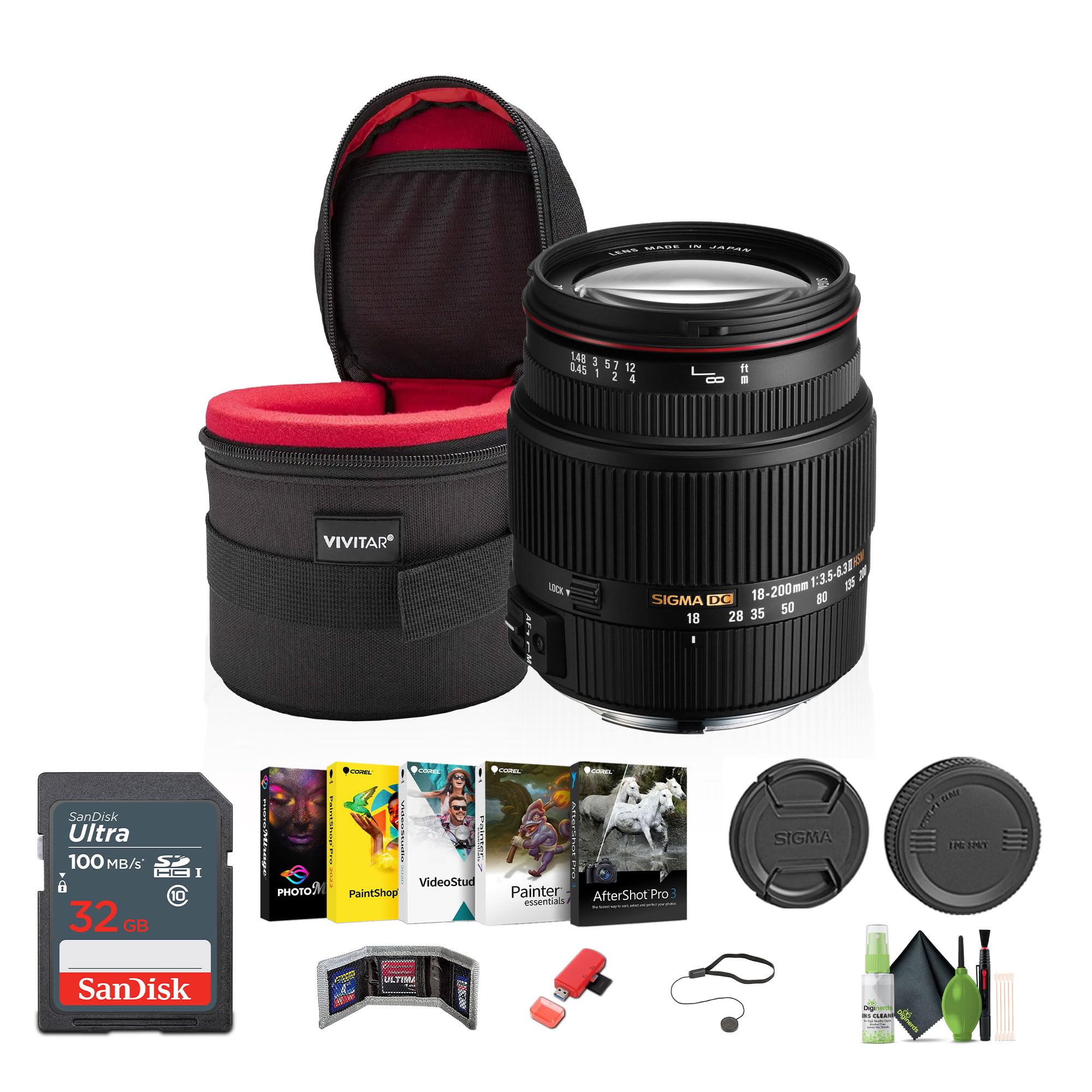 Amazon.com : Sigma 18-200mm F3.5-6.3 II DC OS HSM Lens for Sony